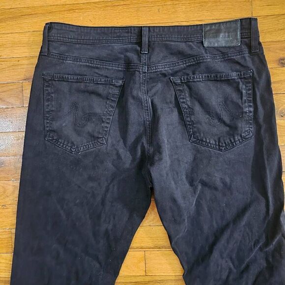 Adriano Goldschmied AG Jeans Mens 36x32 Black Graduate Tailored Leg - Picture 6 of 8